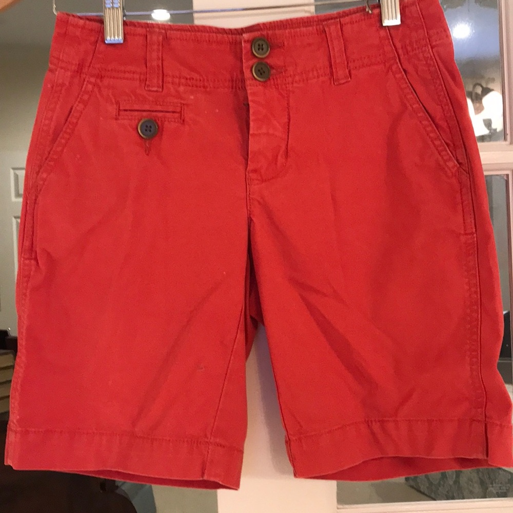 Nautical Red Shorts